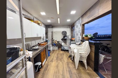 Área Gourmet de apartamento à venda com 4 quartos, 250m² em Novo Eldorado, Contagem