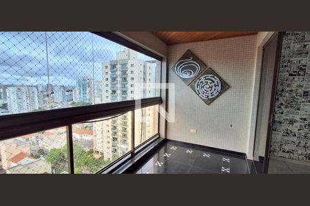 Varanda da Sala de apartamento à venda com 4 quartos, 180m² em Santa Paula, São Caetano do Sul