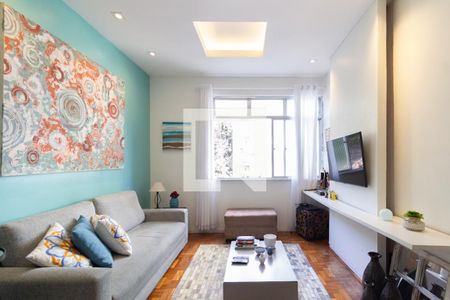 Sala de apartamento à venda com 2 quartos, 70m² em Lagoa, Rio de Janeiro