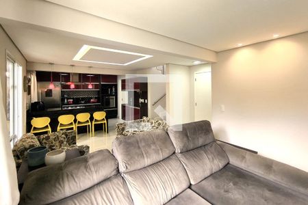 Sala de casa de condomínio para alugar com 3 quartos, 220m² em Jardim Ermida I, Jundiaí