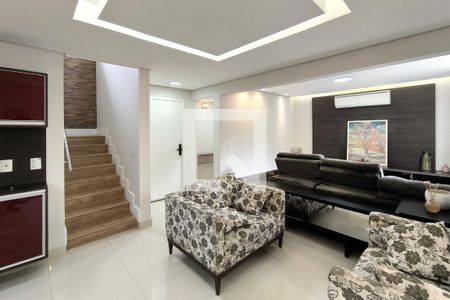 Sala de casa de condomínio para alugar com 3 quartos, 220m² em Jardim Ermida I, Jundiaí