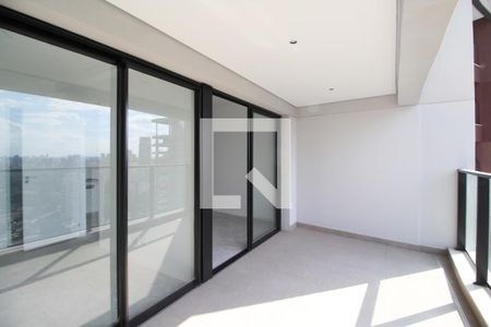 Varanda de apartamento à venda com 1 quarto, 42m² em Indianópolis, São Paulo