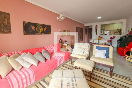 Sala de apartamento para alugar com 3 quartos, 105m² em Parque Enseada, Guarujá