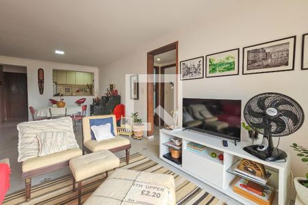 Sala de apartamento para alugar com 3 quartos, 105m² em Parque Enseada, Guarujá