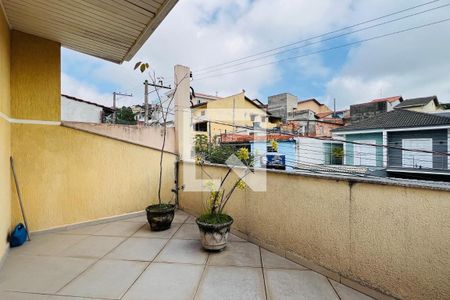 Varanda da Suíte 3 de casa à venda com 3 quartos, 186m² em Parque Continental Ii, Guarulhos