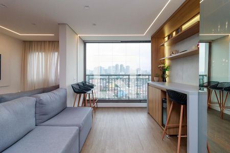 Sala de apartamento à venda com 2 quartos, 71m² em Santo Amaro, São Paulo