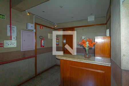 Hall social de apartamento à venda com 1 quarto, 42m² em Centro, Canoas