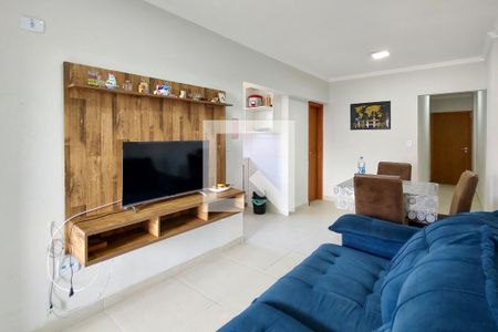 Sala de apartamento para alugar com 2 quartos, 78m² em Vila Caiçara, Praia Grande