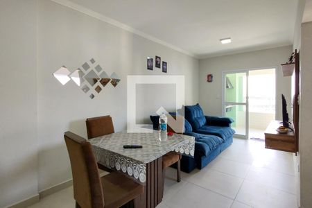 Sala de apartamento para alugar com 2 quartos, 78m² em Vila Caiçara, Praia Grande