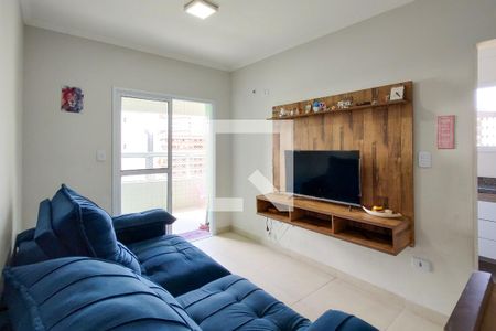 Sala de apartamento para alugar com 2 quartos, 78m² em Vila Caiçara, Praia Grande