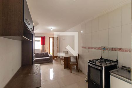 Cozinha de casa para alugar com 2 quartos, 60m² em Tatuquara, Curitiba