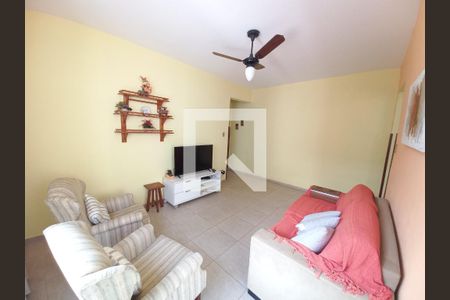 Sala de apartamento para alugar com 1 quarto, 62m² em Itararé, São Vicente