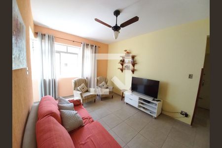 Sala de apartamento para alugar com 1 quarto, 62m² em Itararé, São Vicente
