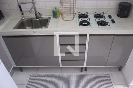 Cozinha de apartamento à venda com 2 quartos, 44m² em Vila Bremen, Guarulhos