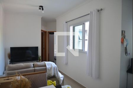 Sala de apartamento à venda com 2 quartos, 78m² em Vila Humaita, Santo André