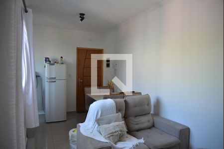 Sala de apartamento à venda com 2 quartos, 78m² em Vila Humaita, Santo André
