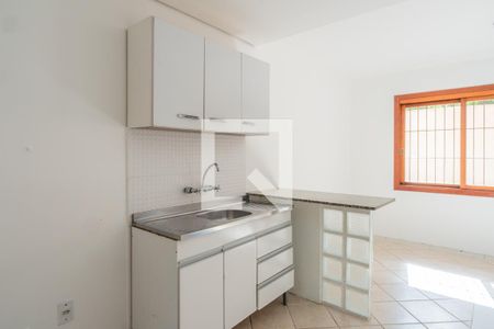 Cozinha e Área de Serviço de casa de condomínio à venda com 2 quartos, 64m² em Camaquã, Porto Alegre