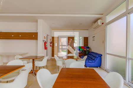 Área comum - Salão de festas de apartamento à venda com 2 quartos, 46m² em Ipanema, Porto Alegre