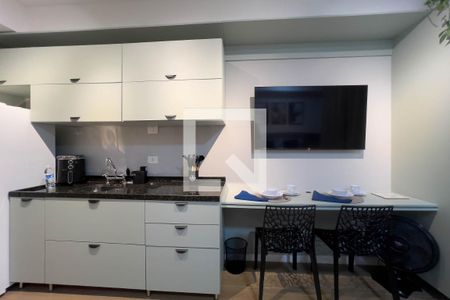 Cozinha de kitnet/studio para alugar com 1 quarto, 21m² em Ipiranga, São Paulo