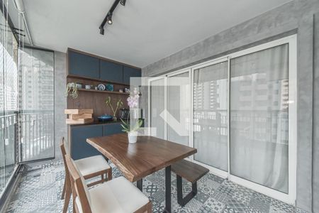 Varanda de apartamento à venda com 3 quartos, 110m² em Brooklin, São Paulo