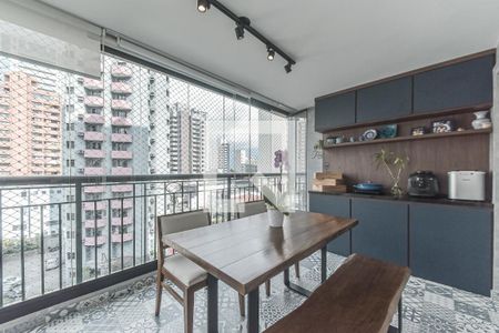 Varanda de apartamento à venda com 3 quartos, 110m² em Brooklin, São Paulo