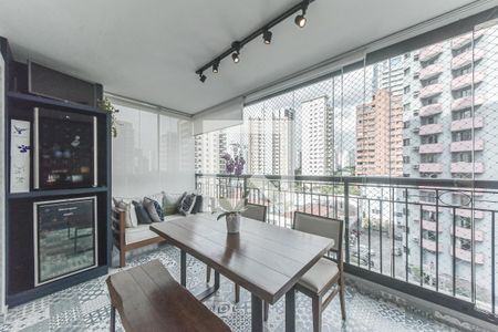 Varanda de apartamento à venda com 3 quartos, 110m² em Brooklin, São Paulo