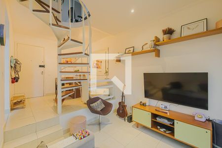 Sala de apartamento à venda com 1 quarto, 55m² em Jardim Paulista, São Paulo