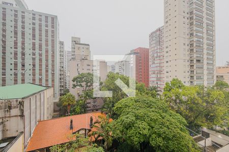 Vista da Varanda de apartamento à venda com 1 quarto, 55m² em Jardim Paulista, São Paulo
