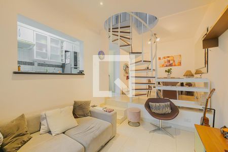 Sala de apartamento à venda com 1 quarto, 55m² em Jardim Paulista, São Paulo