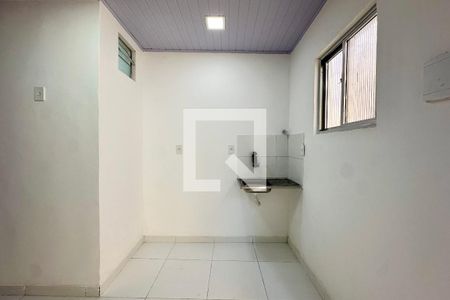 Cozinha de kitnet/studio para alugar com 1 quarto, 13m² em Botafogo, Rio de Janeiro