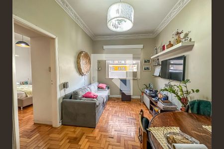 Sala de apartamento à venda com 1 quarto, 43m² em Flamengo, Rio de Janeiro