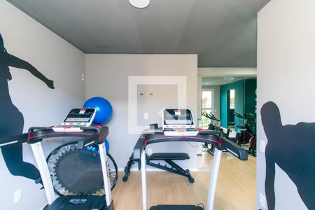 Área comum - Academia de apartamento para alugar com 2 quartos, 35m² em Jardim Santa Adelia, São Paulo