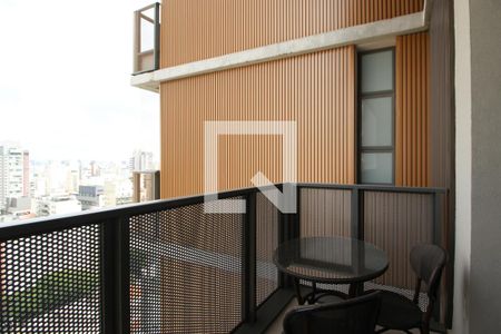 Varanda de apartamento para alugar com 1 quarto, 25m² em Indianópolis, São Paulo