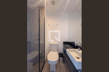 Banheiro de kitnet/studio à venda com 1 quarto, 22m² em Consolação, São Paulo