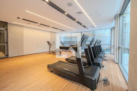 Área comum - Academia de kitnet/studio à venda com 1 quarto, 22m² em Consolação, São Paulo