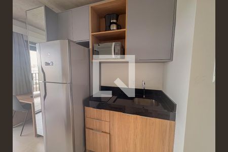Cozinha de kitnet/studio à venda com 1 quarto, 22m² em Consolação, São Paulo