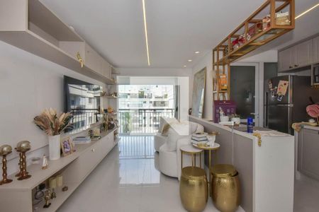 Sala de apartamento à venda com 2 quartos, 140m² em Jardim Leonor, São Paulo
