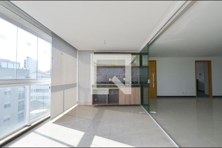 Varanda gourmet de apartamento à venda com 4 quartos, 150m² em Cidade Nova, Belo Horizonte