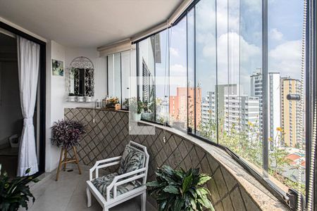 Varanda da Sala de apartamento à venda com 3 quartos, 150m² em Vila Santo Estefano, São Paulo
