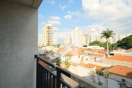 Varanda do Quarto de apartamento para alugar com 1 quarto, 33m² em Parque São Jorge, São Paulo