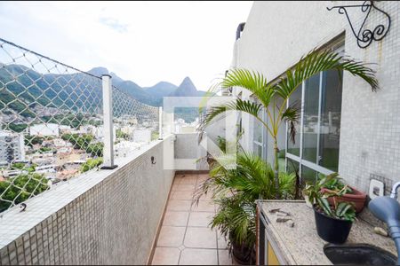 Varanda do Terraço de apartamento para alugar com 3 quartos, 106m² em Grajaú, Rio de Janeiro
