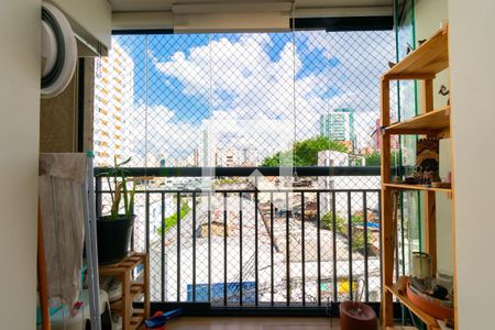 Varanda da Sala de apartamento para alugar com 1 quarto, 28m² em Sé, São Paulo