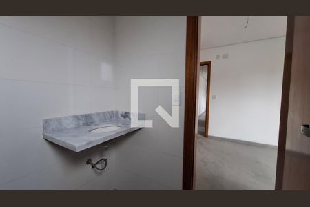 Banheiro da Suíte de apartamento à venda com 2 quartos, 106m² em Jardim Santo Alberto, Santo André