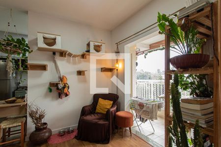 Sala de apartamento para alugar com 2 quartos, 63m² em Aparecidinha, Sorocaba
