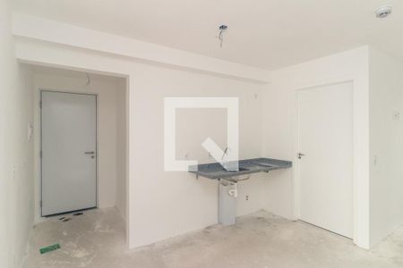 Cozinha de kitnet/studio à venda com 1 quarto, 28m² em Vila Buarque, São Paulo