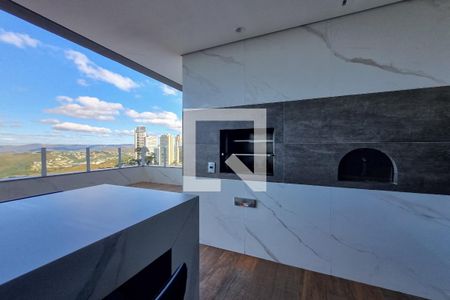 Área comum - Churrasqueira de apartamento à venda com 2 quartos, 82m² em Vila da Serra, Nova Lima