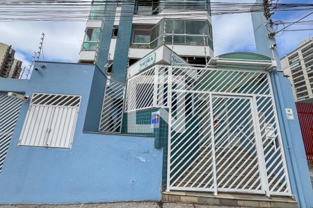 Fachada + plaquinha de apartamento para alugar com 3 quartos, 87m² em Vila Caminho do Mar, São Bernardo do Campo