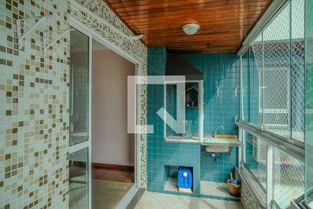 Varanda gourmet de apartamento à venda com 3 quartos, 87m² em Vila Caminho do Mar, São Bernardo do Campo