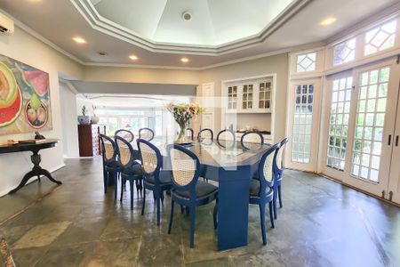 Sala de jantar de casa à venda com 8 quartos, 1330m² em Laranjeiras, Rio de Janeiro