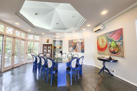 Sala de Jantar de casa à venda com 8 quartos, 1330m² em Laranjeiras, Rio de Janeiro